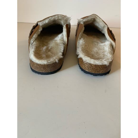 Boston style clogs, lined faux shearling - Picture 3 of 7